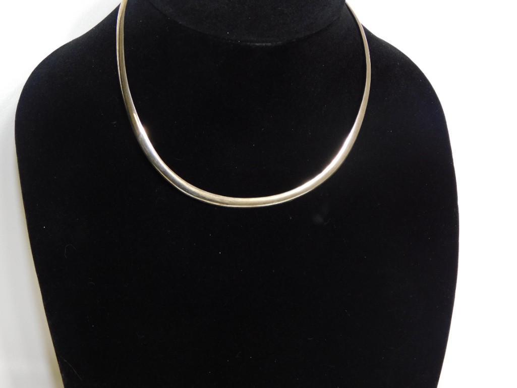 Solid Sterling Torque Collar Necklace (1 of 5)
