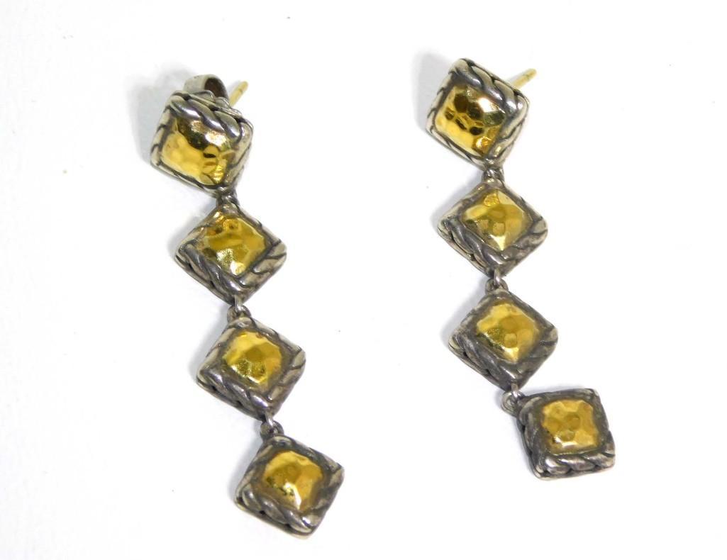 Sterling and 22K Gold Earrings (1 of 4)