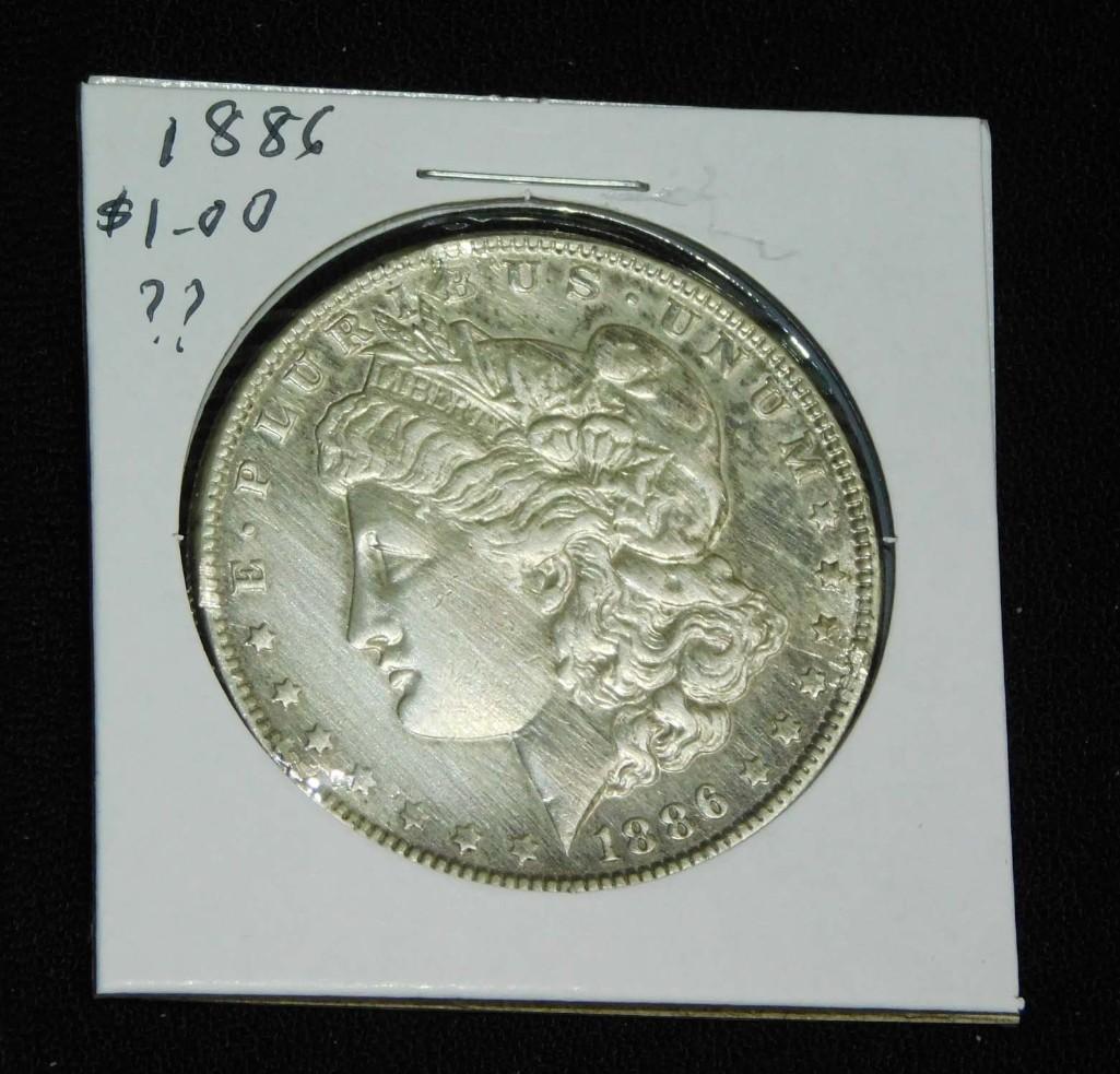 1886-P Morgan Dollar 90% Silver (1 of 3)
