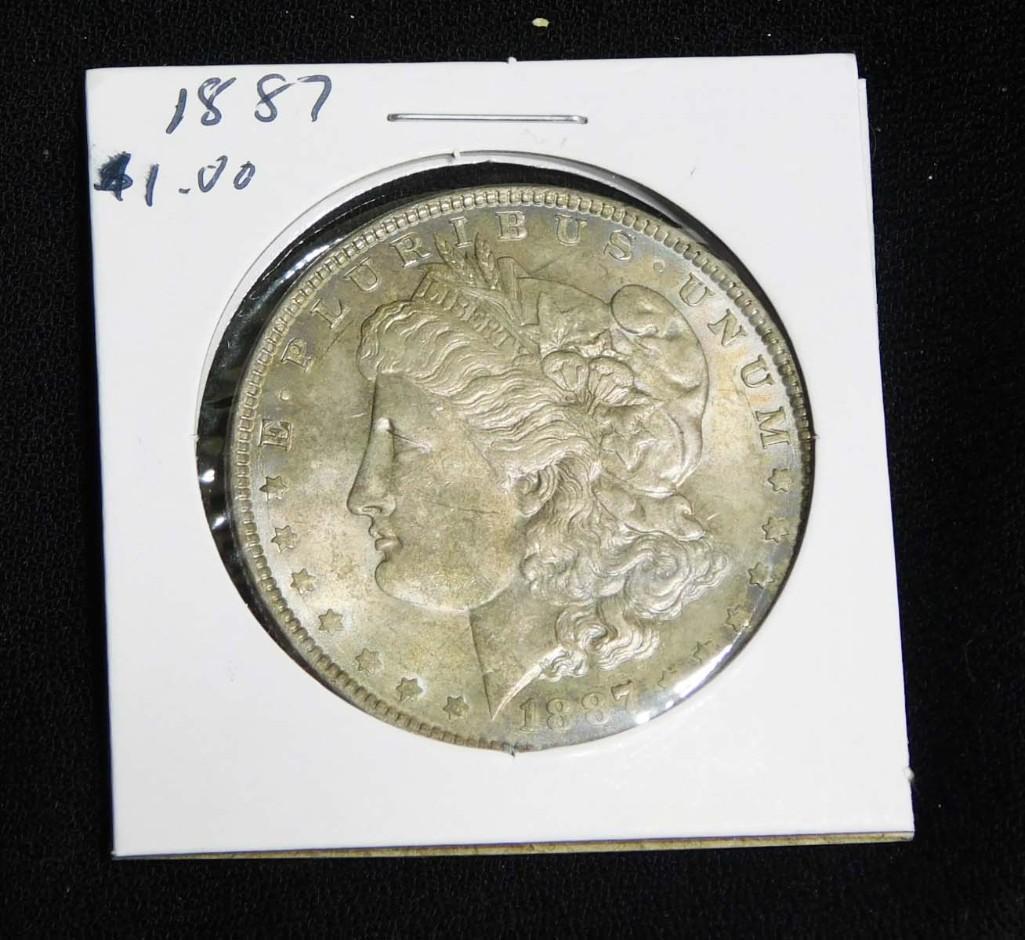 1887-P Morgan Dollar 90% Silver (1 of 3)