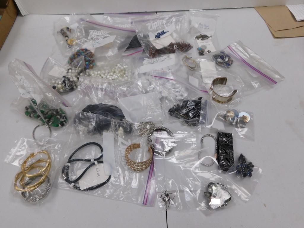 Large Lot of assorted costume jewelry (1 of 8)