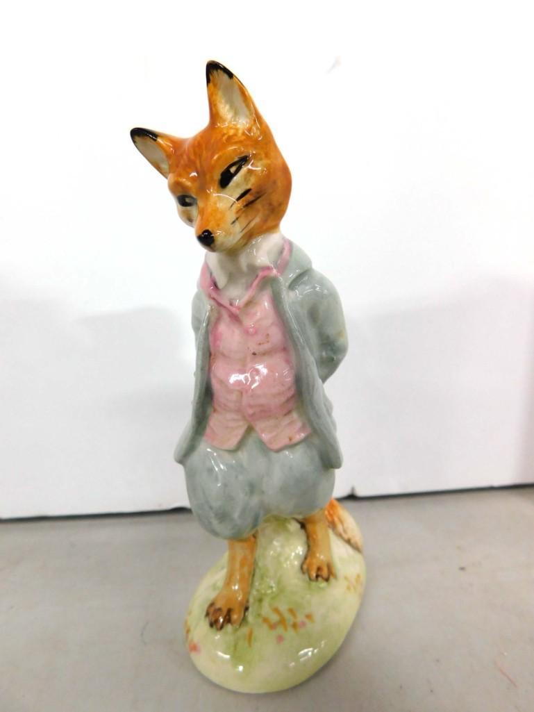 Beatrix Potter Foxy Whiskered Gentleman Figurine Beswick England: Vintage Beatrix Potter Foxy Whiskered Gentleman Figurine Beswick England . No chips or cracks
