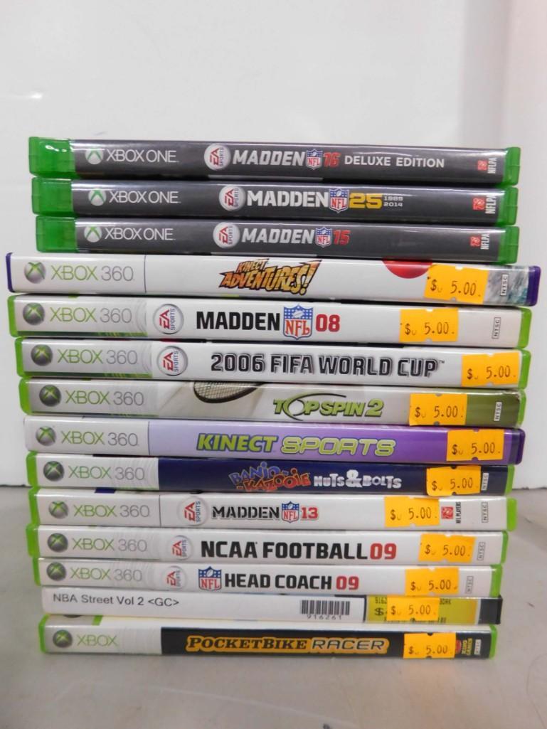 Video Game Lot incl Xbox 360 and Xbox One Games (1 of 2)