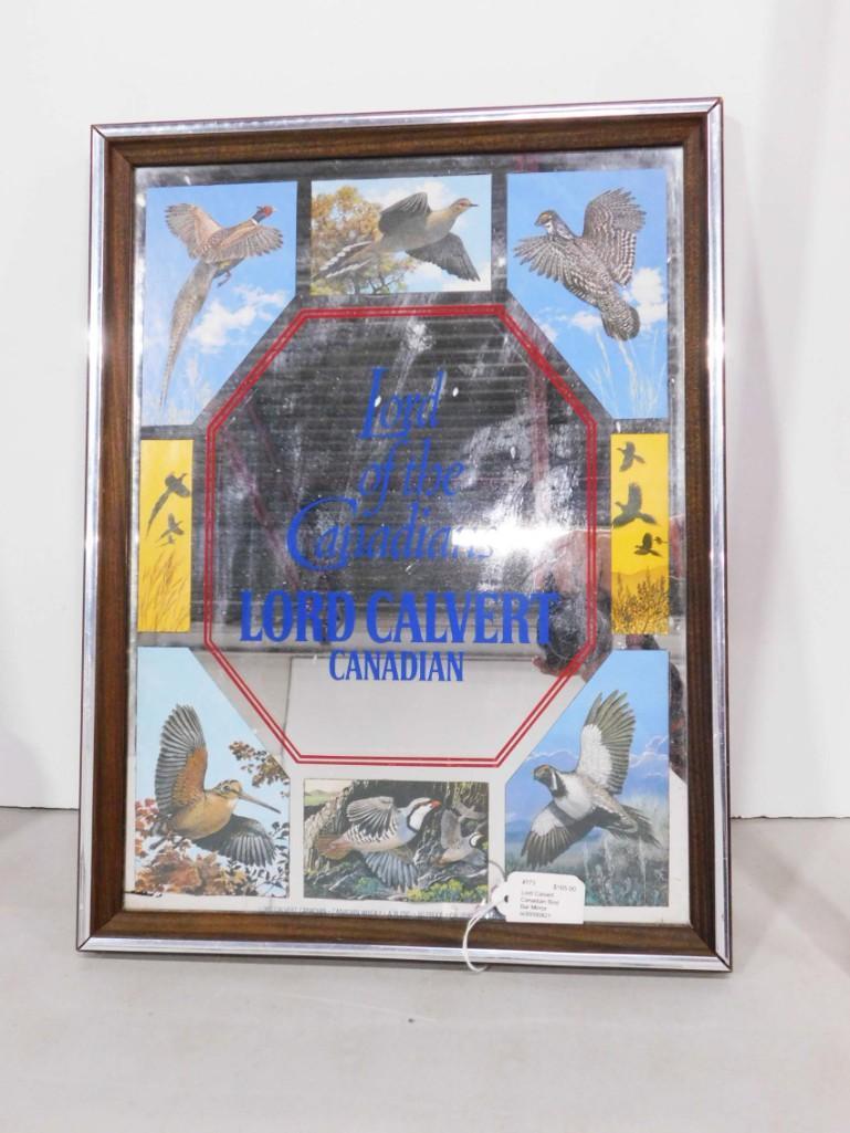 Vintage Lord Calvert Canadian Bar Mirror (1 of 3)