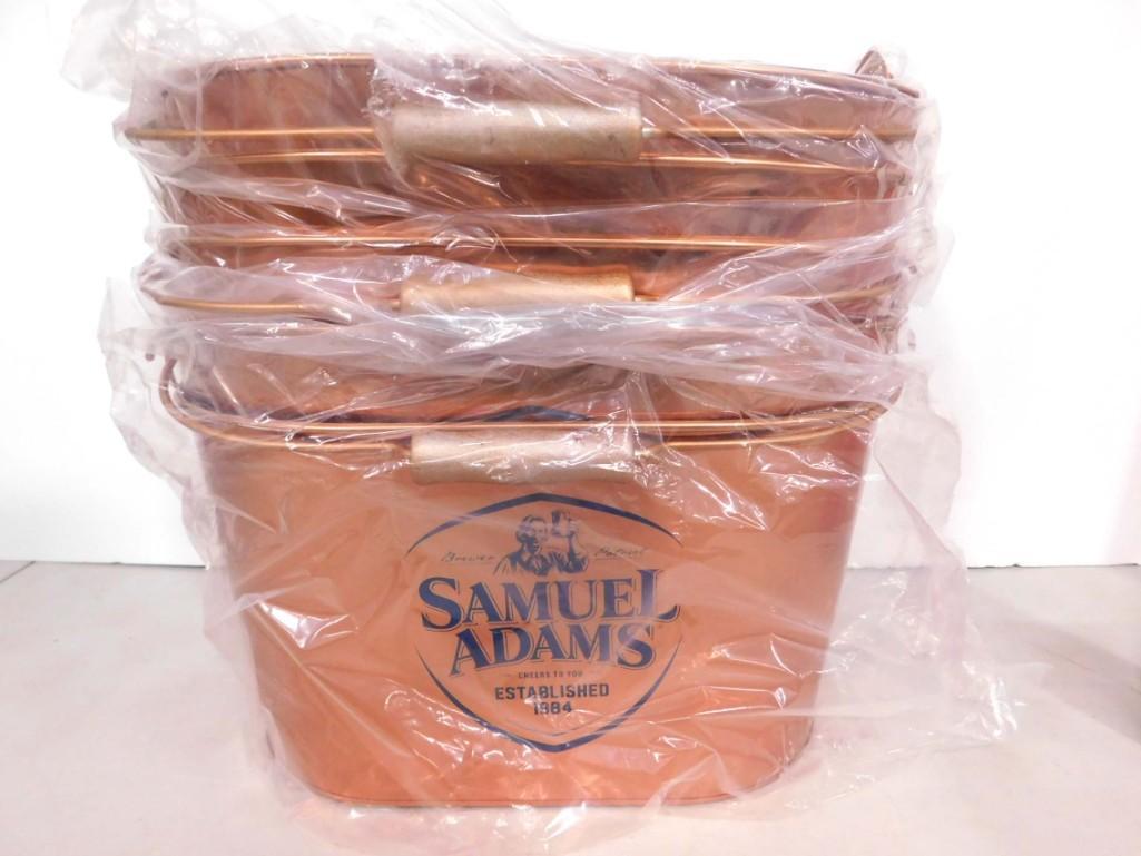 5 Samuel Adams Beer Metal Bar Buckets (1 of 4)