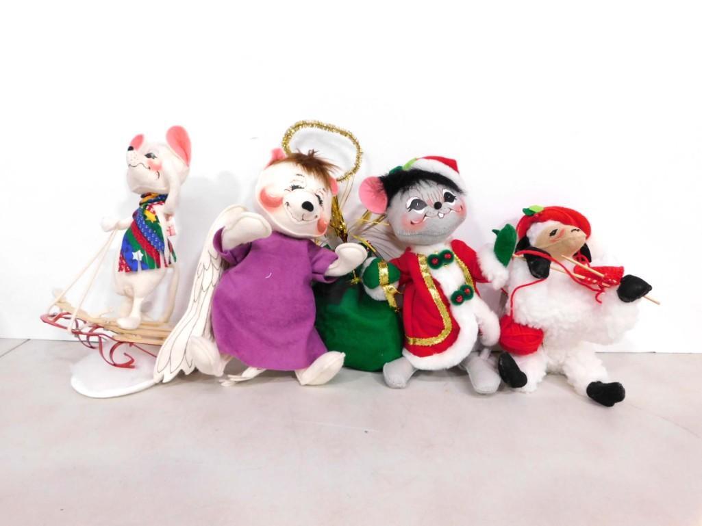 4 Annalee Dolls Plush Animals (1 of 8)