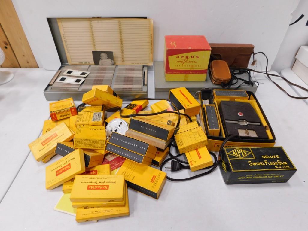 Large lot of vintage photography slides and accessories (1 of 13)