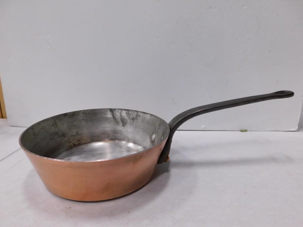 12" Copper Frying Pan - Made in France (1 of 5)