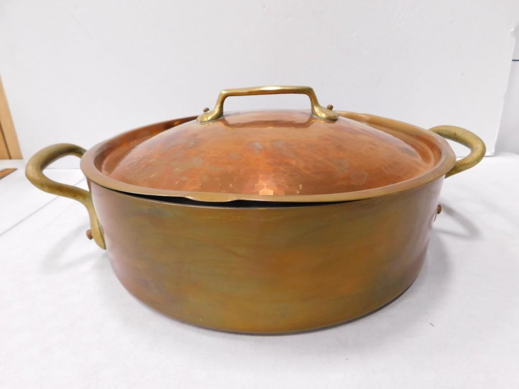 16" Copper Pot with Lid- Made in France for the Bridge Company (1 of 6)