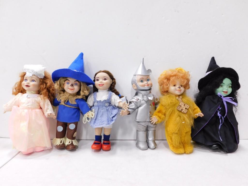 6 Vtg 1994 Wizard of Oz Sky Kids 10" Dolls Lot WOZ (1 of 8)