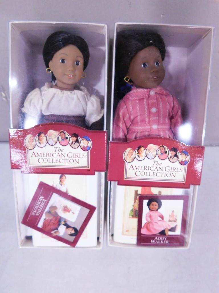 1995 American Girl Addy & Josefina Mini 6" Dolls, Glass Eyes, 1st Edition Pleasant Co (1 of 6)