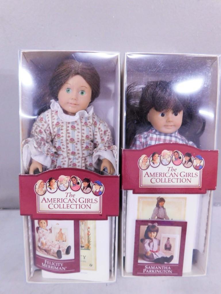 1995 American Girl Felicity & Samantha Mini 6" Dolls 1st Edition Pleasant Co (1 of 6)