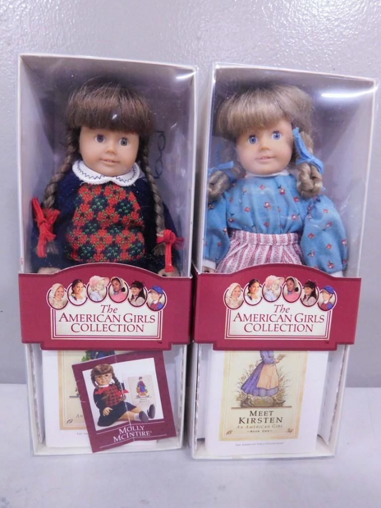 1995 American Girl Kirsten & Molly Mini 6" Dolls 1st Edition Pleasant Co (1 of 8)