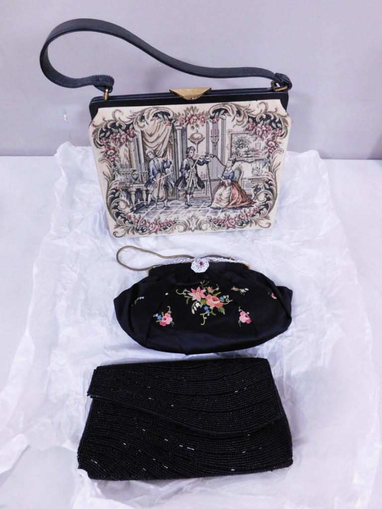 3 Vintage Purses plus 2 Coin Purses (1 of 8)