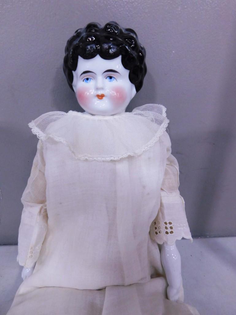 Antique 1890s Low Brow China 17" Doll (1 of 7)