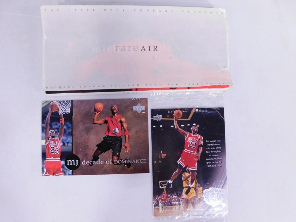 Michael Jordan Lot including Upper Deck Rare Air 90 Card Rare Air Tribute Set (1 of 6)