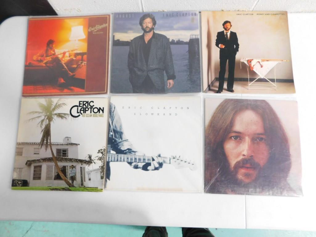 Lot of 6 Eric Clapton Vinyl Record Albums (1 of 4)