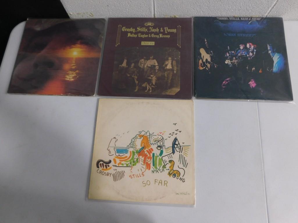 Lot of David Crosby Albums including Solo, CSN&Y: Lot of David Crosby Albums including Solo, Crosby, Stills and Nash, Crosby Stills, Nash & Young . Most of these records look like they haven't even been played. They are in great shape!