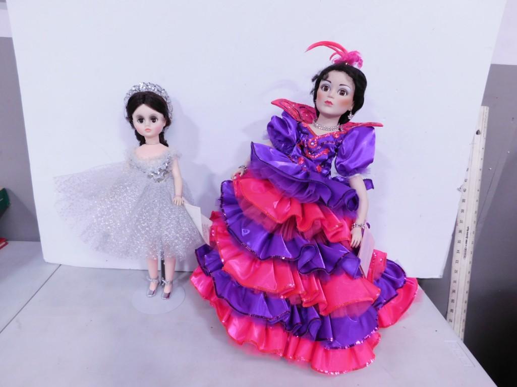 1989 Madame Alexander 21" Carnival in Rio LE & Elise 17" Ballerina Vinyl Dolls Lot (1 of 11)