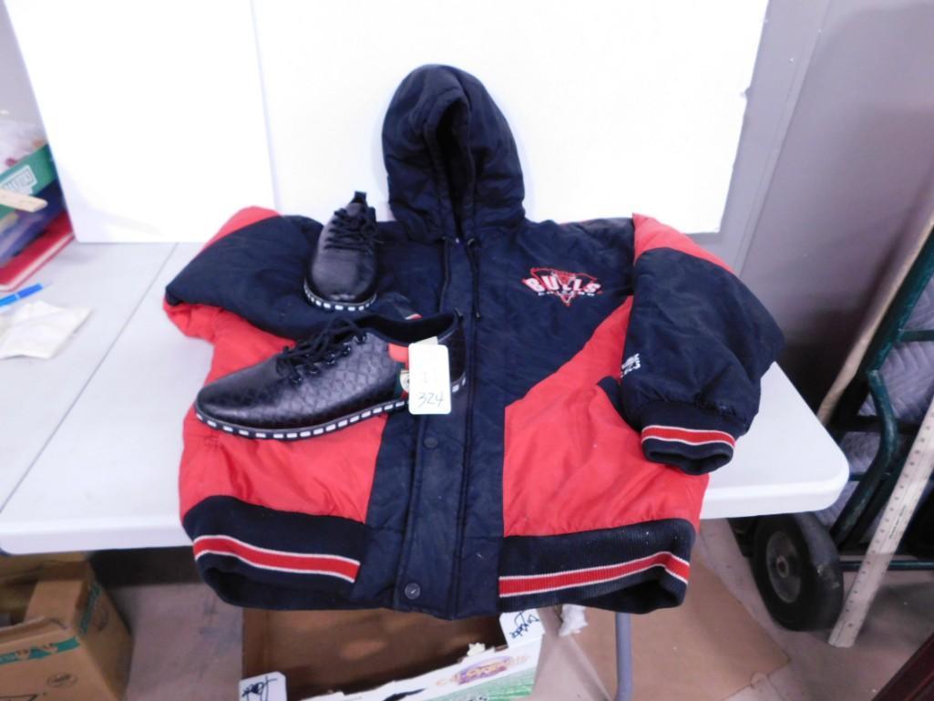 Chicago Bulls Jacket and Shoes with a Ferrari Logo (1 of 12)