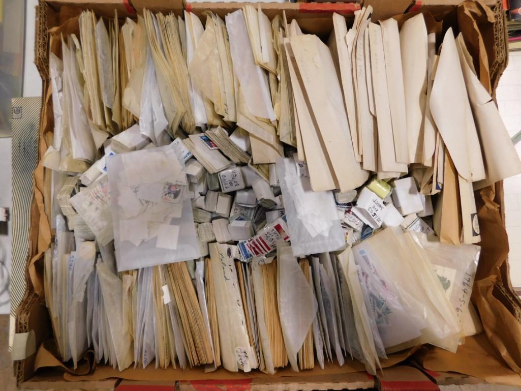 Huge Lot of Stamps Mostly Canceled (1 of 5)