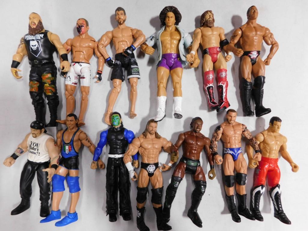 Lot of Wrestling Action Figures incl The Rock, Randy Orton, etc: Lot of Wrestling Action Figures incl The Rock, Randy Orton, etc