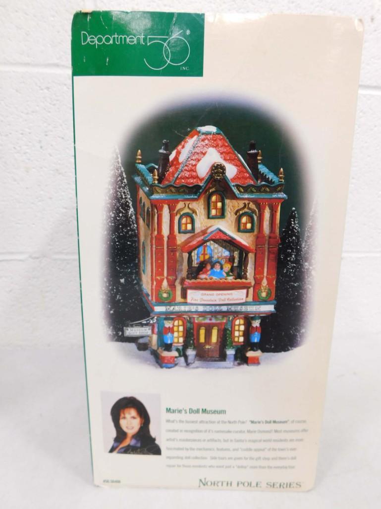 Dept 56 Marie's Doll Museum North Pole Series Christmas Village Building (1 of 3)
