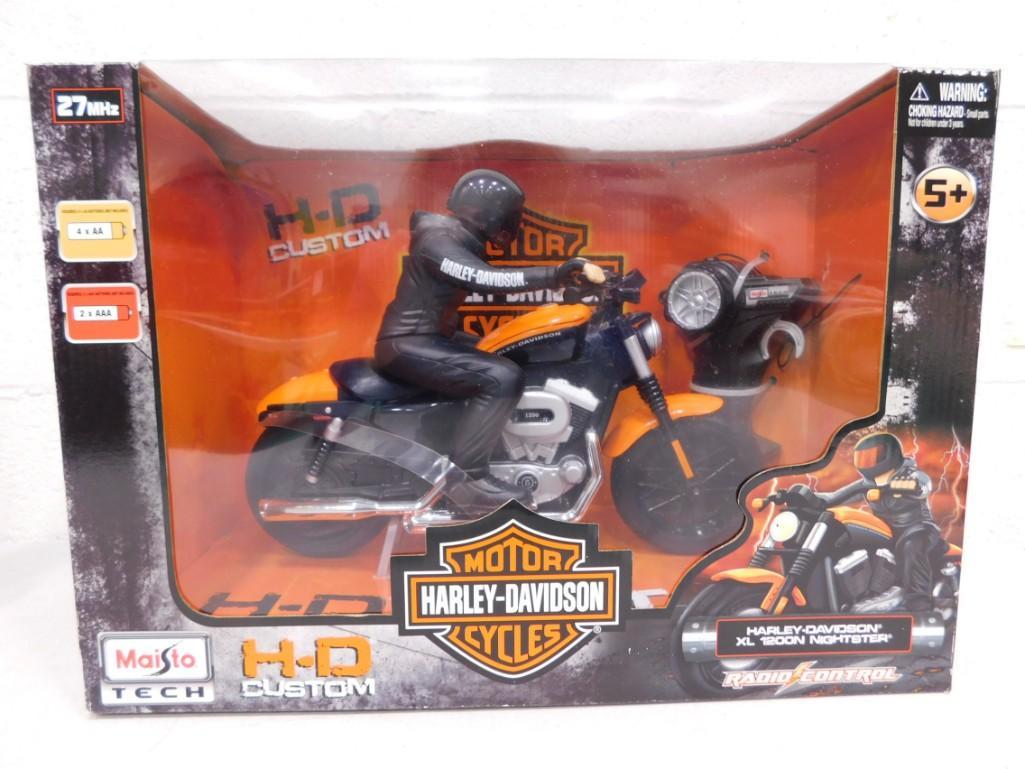 Harley Davidson XL 1200N Nightster RC Motorcycle Toy HD Custom New in Box (1 of 4)