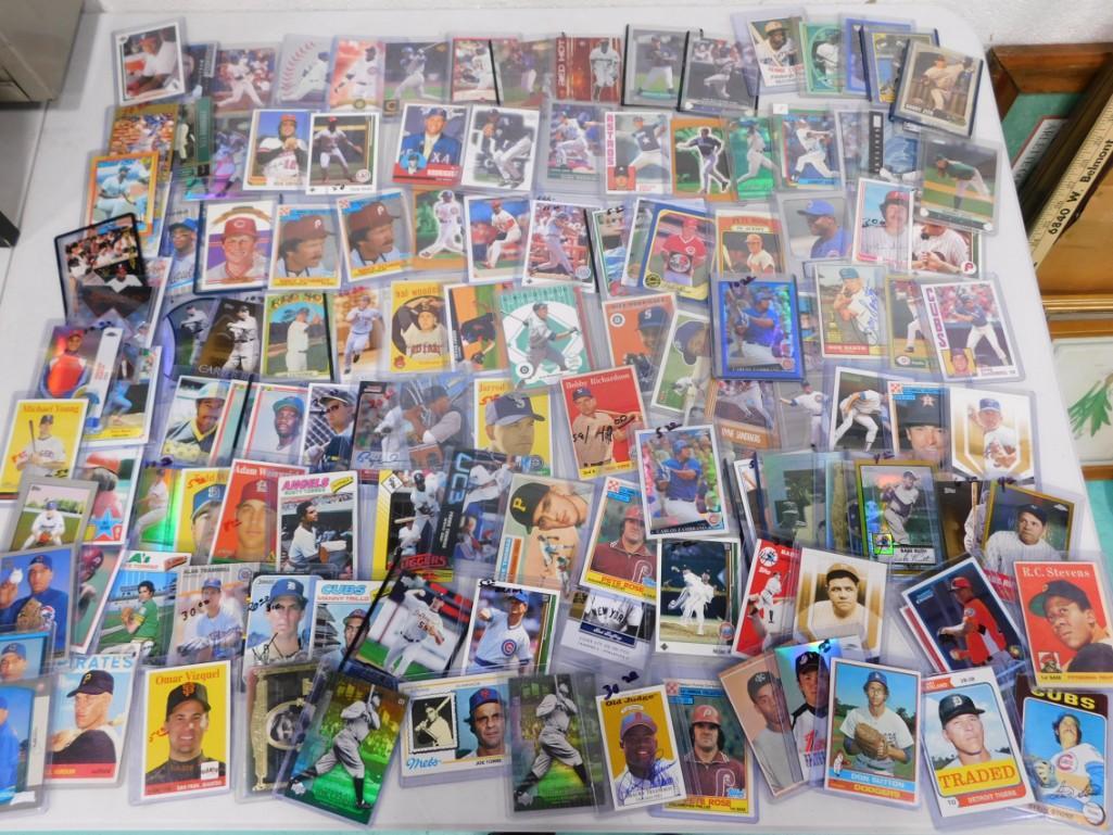 Lot of Baseball Cards omc; Bobby Richardson, Son Santo, RC Stevens, Babe Ruth, Ryne Sandberg, (1 of 7)