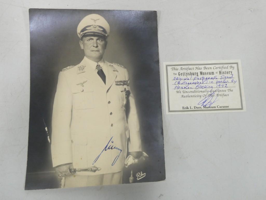 Original Photograph signed in person by Herman Goering 1942 (1 of 7)