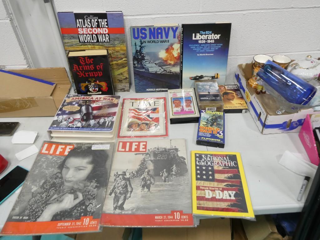 Lot of WWII Reference Books, Movies, etc. (1 of 9)