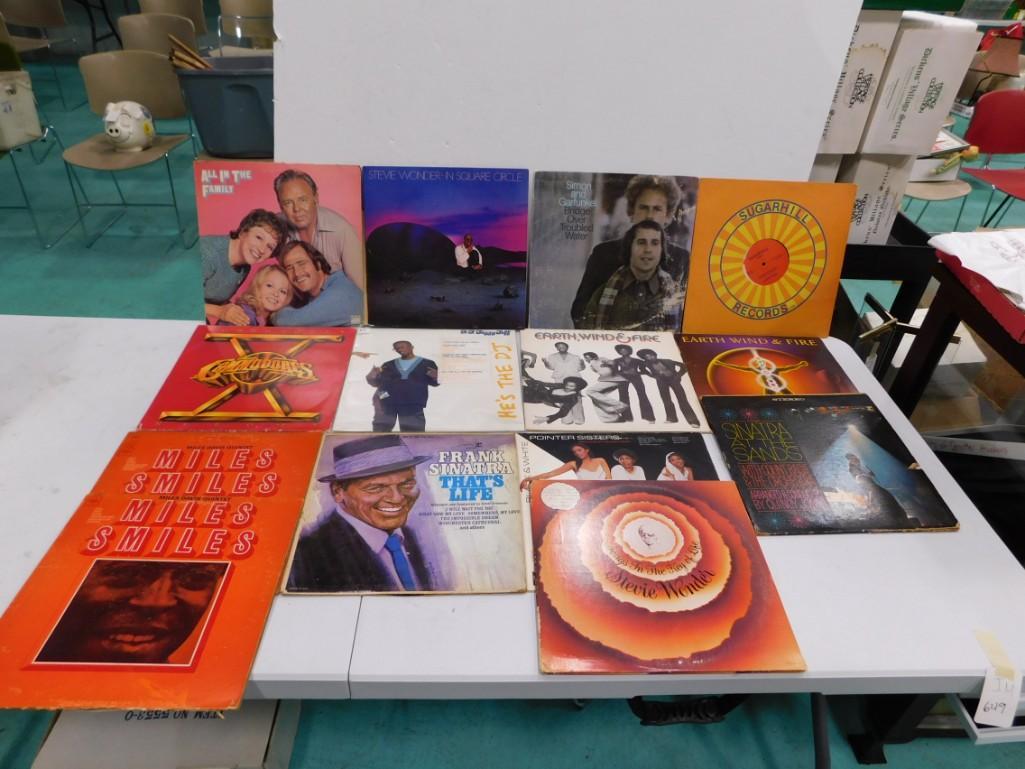 Vinyl LP Records incl The Commodores, DJ Jazzy Jeff, Pointer Sisters, Stevie Wonder, Earth Wind and (1 of 5)