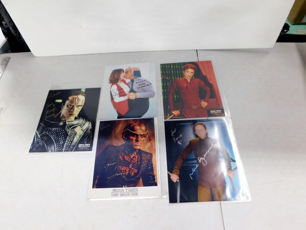 Star Trek Signed Photos including Lolita Fatjo, Max Grodenchik, Nana Visitor, Armin Shimerman (1 of 4)