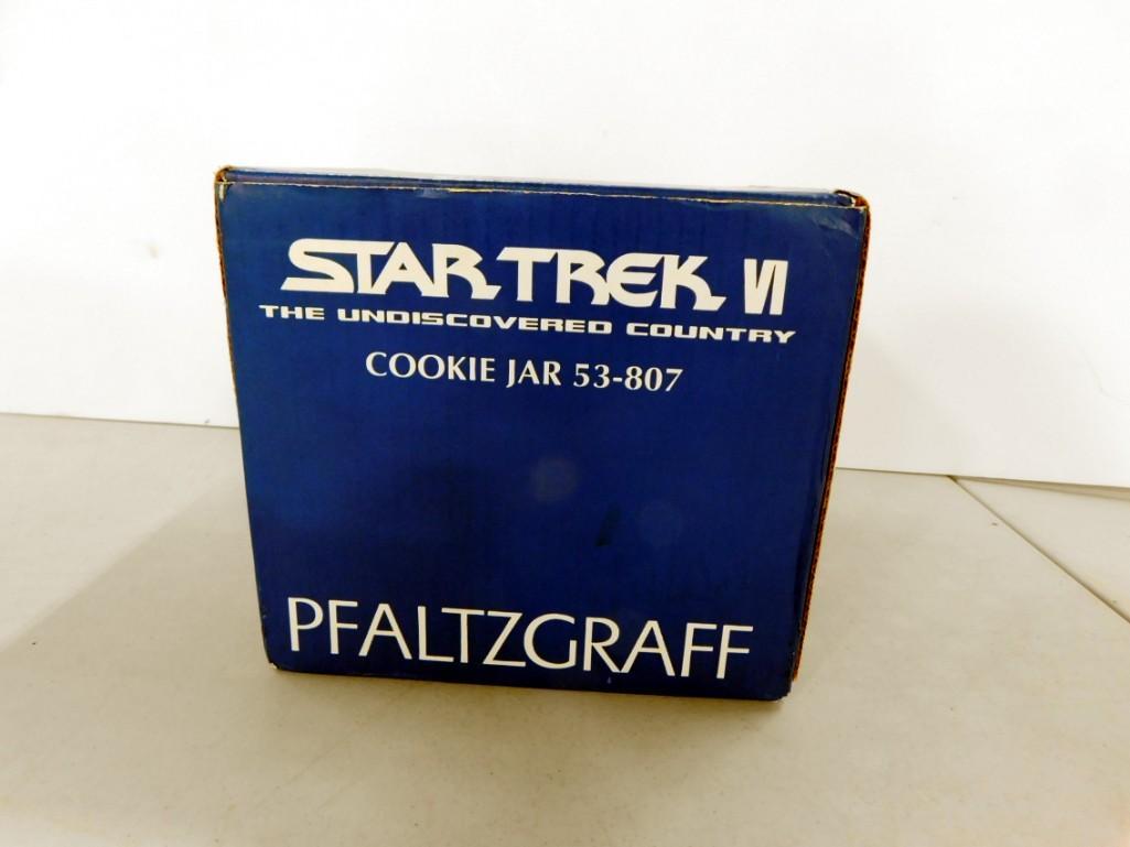 Pfaltzgraff Star Trek VI The Undiscovered Country Cookie Jar 53-807 NOS (1 of 3)