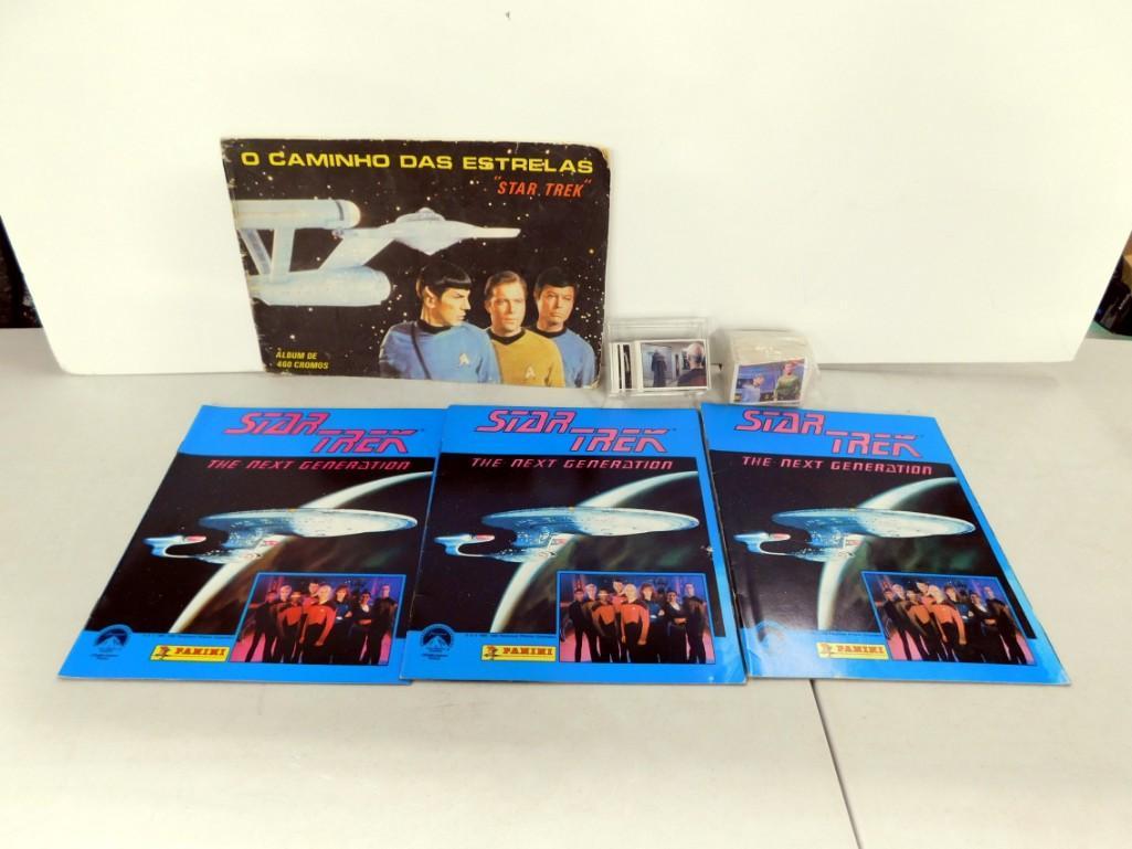 Star Trek Lot incl O Caminho Das Estrelas Album and 3 Next Generation Panini Albums (1 of 7)
