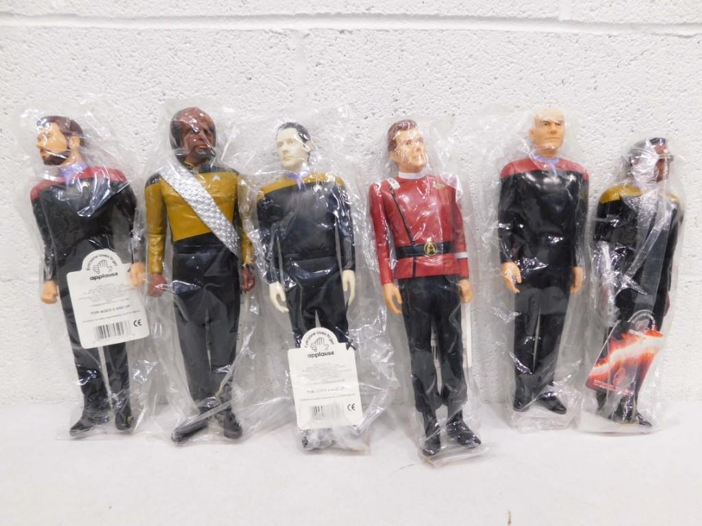 Star Trek Generations Applause Action Figures incl Captain Kirk, Captain Picard, (1 of 6)