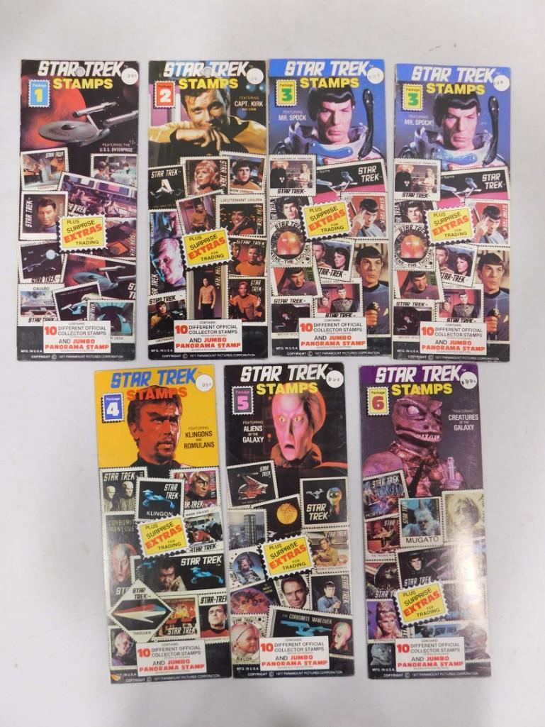 1977 Star Trek Stamp Packages 1-6 (1 of 6)