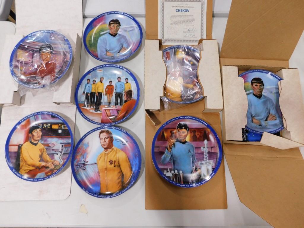 8 Star Trek Collector Plates (1 of 7)