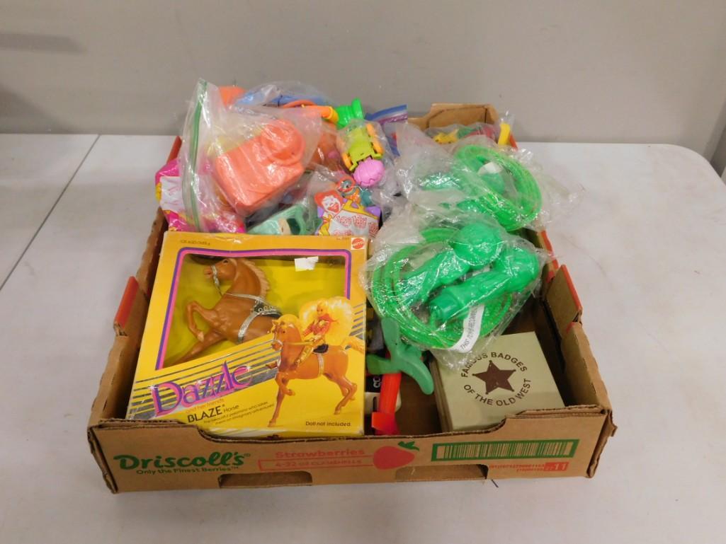 Toy Lot including McDonald's, Mattel Dazzle and her friends Blaze Horse (1 of 5)