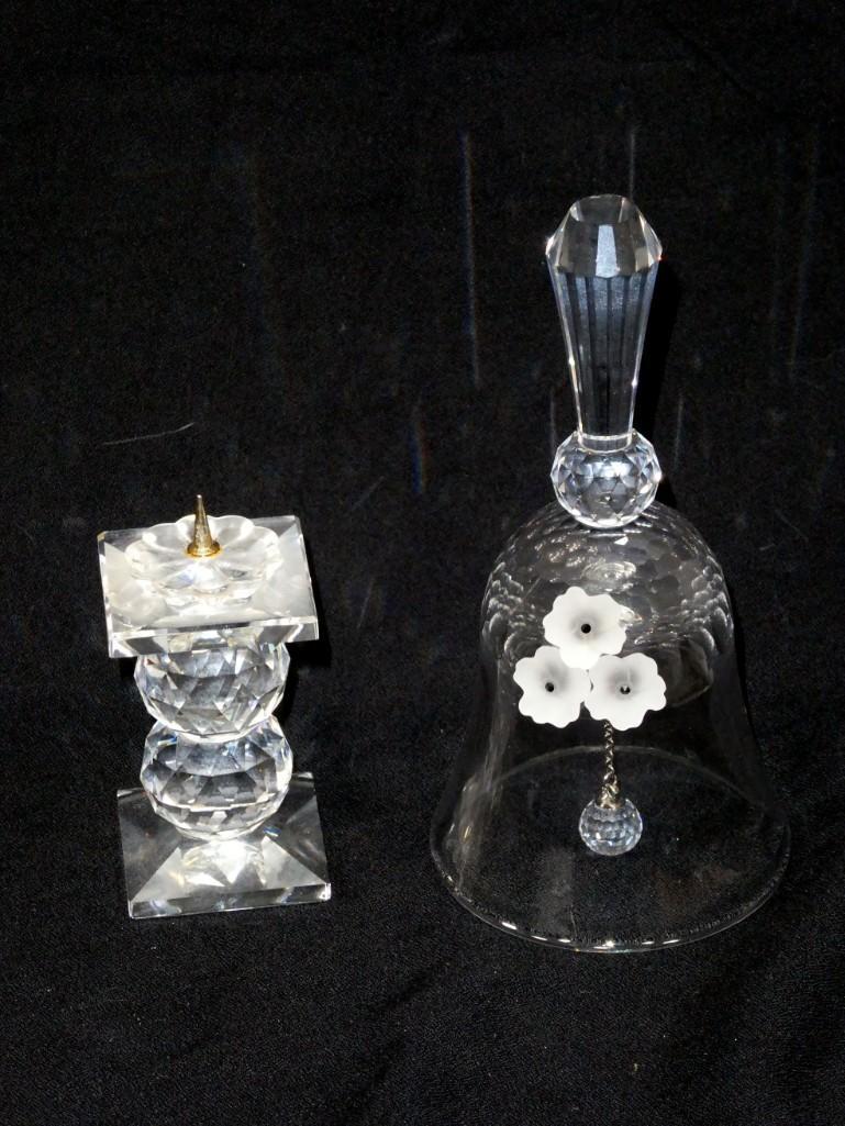 Swarovski Crystal Candle Holder and Bell (1 of 4)