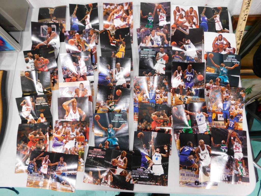 Lot of 35 1997-1998 NBA Hoops Great Shots Mini Posters (1 of 5)