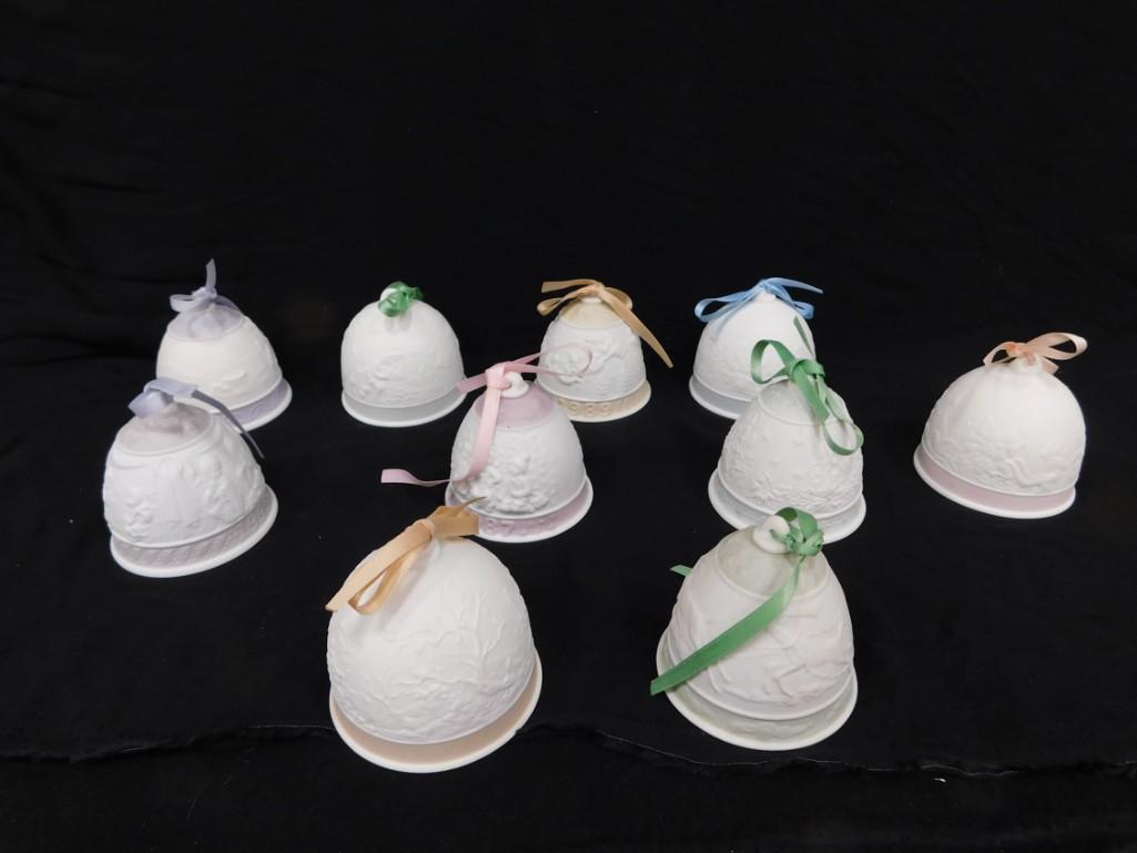 10 Lladro Christmas Bell Ornaments (1 of 6)