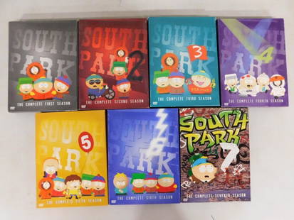 South Park Complete Seasons 1-7 DVDs: South Park TV Series Complete Seasons 1-7 DVDs