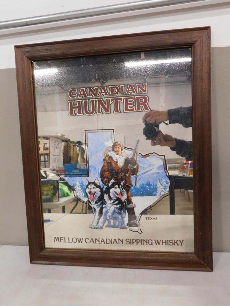Seagram's Canadian Hunter Whisky Bar Mirror (1 of 4)