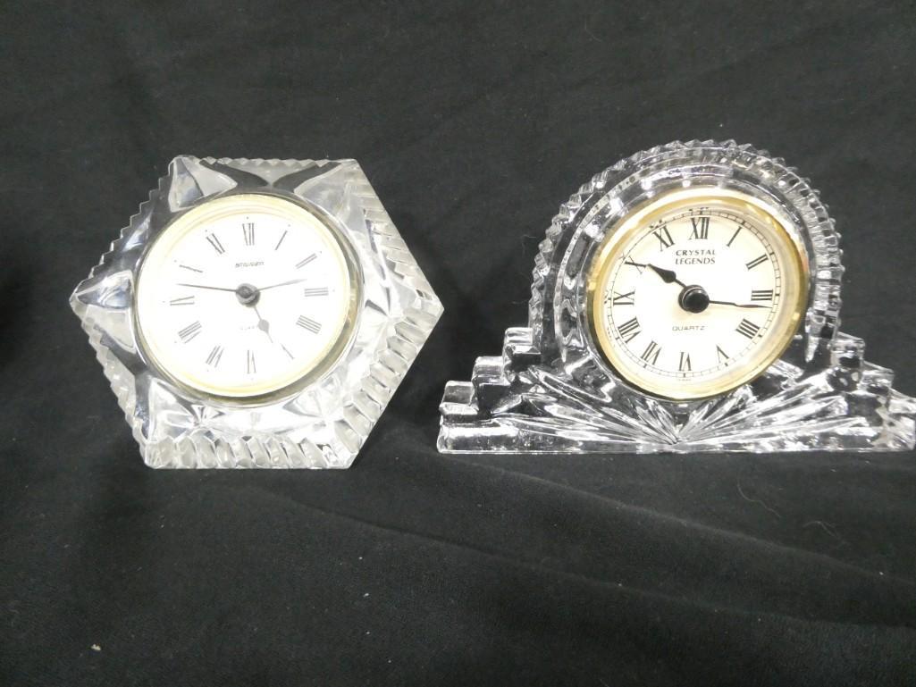 2 Crystal Clocks incl Stawer Made in Germany and Crystal Legends (1 of 7)
