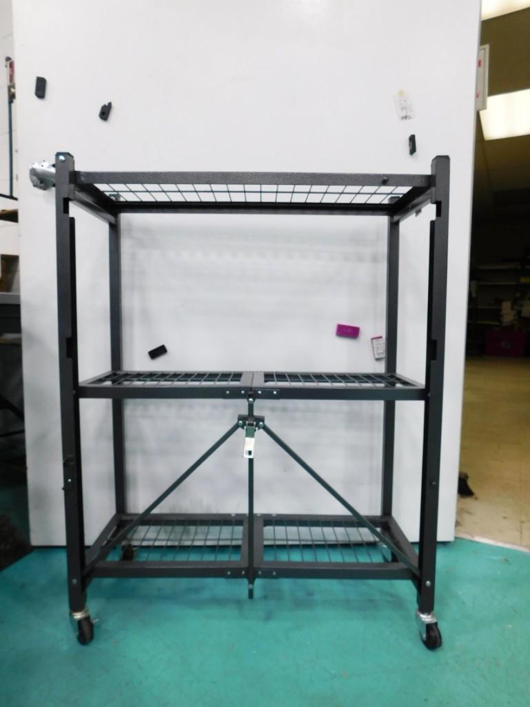 Collapsible Portable Shelving Unit on Casters (1 of 5)