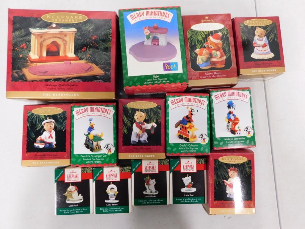 Christmas Ornaments incl Disney Merry Miniatures and Hallmark Keepsake Ornaments (1 of 3)