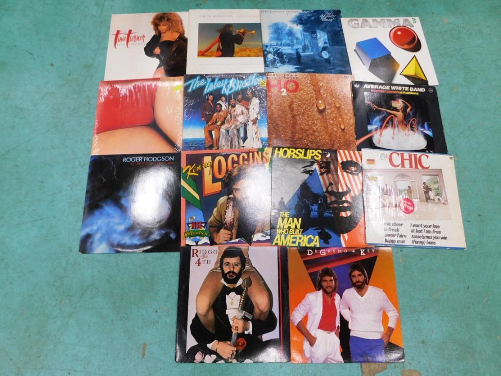 Vinyl LP Records incl Tina Turner, Kenny Loggins, Average White Band, The Isley Brothers, (1 of 4)