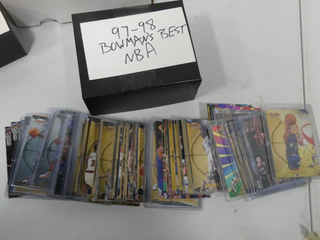 Lot of Basketball Cards including 97-98, 99-00 Bowman's Best, 03-04  NBA Topps Finest (1 of 3)