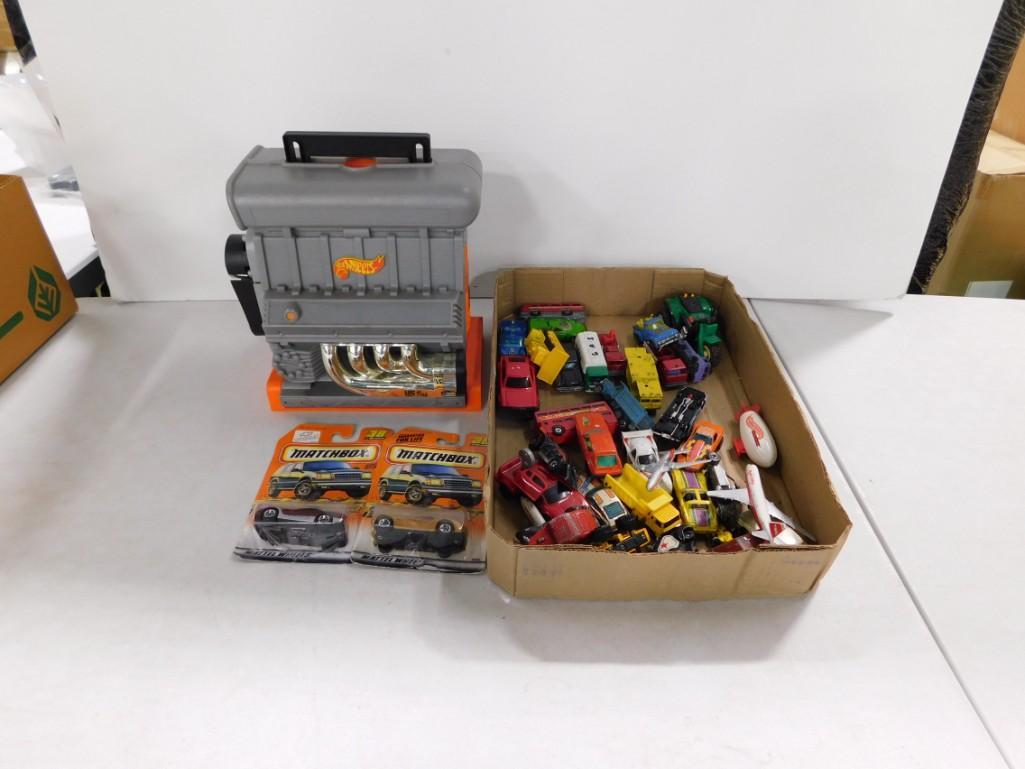 Toy Cars and Vehicles incl Hot Wheels, Matchbox, Etc Plus a Hot Wheels Case (1 of 6)